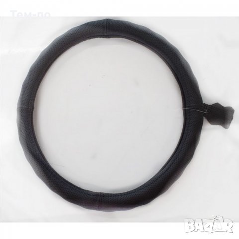 Калъф за волан L - 40cm черен с дупки, снимка 1