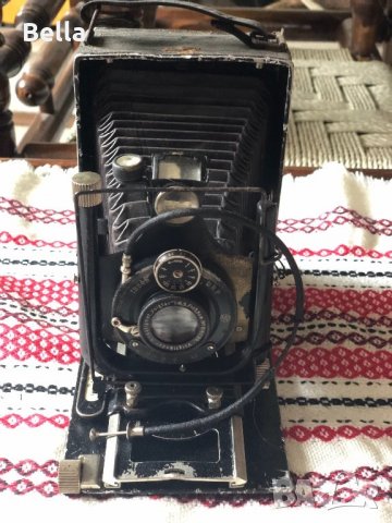 стар немски фотоапарат, снимка 3 - Антикварни и старинни предмети - 25919783
