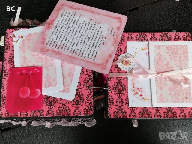 Ръчно изработени албуми 21х21 см. Само по поръчка, персонално надписани и декорирани. , снимка 9 - Сватбени аксесоари - 32905586