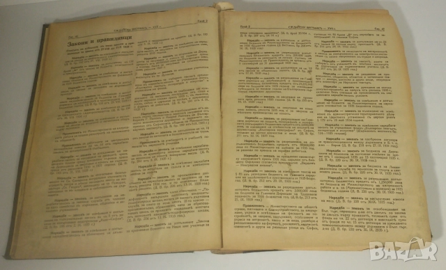 Броеве на Сѫдийски вестникъ в стара книга от 1935, снимка 6 - Антикварни и старинни предмети - 51815278