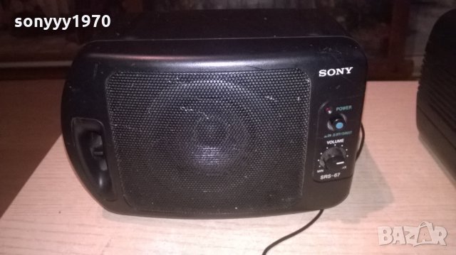 sony srs-67-активни тонколони-18х13х12см-внос швеицария, снимка 6 - Тонколони - 27361289