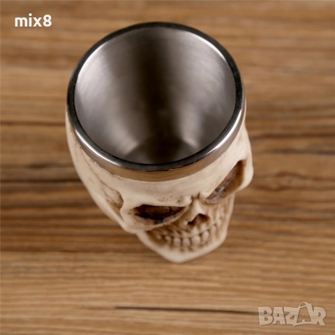 Чаша за шот череп , снимка 3 - Чаши - 52514029