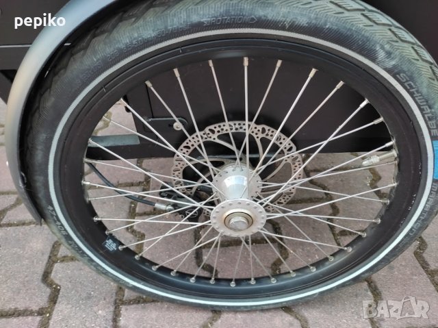 Продавам колела внос от Германия НОВ електрически велосипед триколка рикша SCO RIDGEBACK  хидравлика, снимка 7 - Велосипеди - 37285655