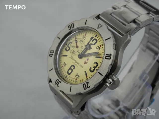 ВОСТОК КОМАНДИРСКИЕ АВТОМАТИЧЕН ref: 350749 - Верижка от стомана 316L, снимка 15 - Мъжки - 50354186