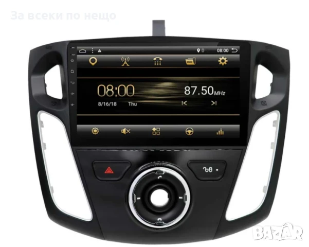 Мултимедия Android CarPlay за Ford Focus 2011–2018 ПОДАРЪК Камера, снимка 2 - Аксесоари и консумативи - 50733577