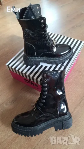 Hermes дамски боти кубинки, снимка 5 - Дамски боти - 48144534