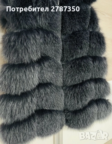 Елек от естествен косъм, снимка 2 - Елеци - 52204610