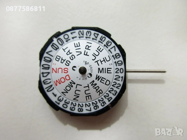 ЧАСОВНИКОВ МЕХАНИЗЪМ MIYOTA 6L12 С ДАТА ЯПОНСКО ПРОИЗВОДСТВО MIYOTA/CITIZEN.МИЙОТА МИОТА С ДЕН ДАТА, снимка 3 - Други - 51605743