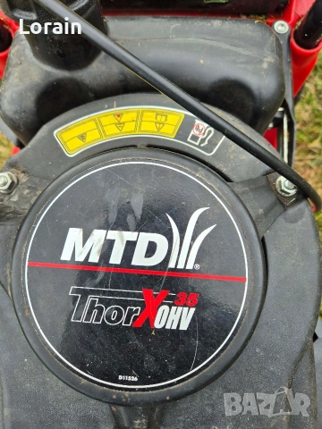 Самоходна косачка"MTD" с кош, снимка 3 - Градинска техника - 53268648