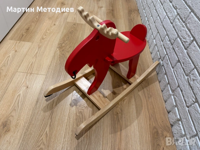 Детска настолна люлка с вид на еленче IKEA EKORRE, снимка 5 - Играчки за стая - 53601993