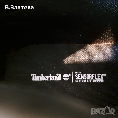 Боти-TIMBERLAND  №38, цвят ЧЕРЕН, естествен набук., снимка 3 - Дамски боти - 43945292