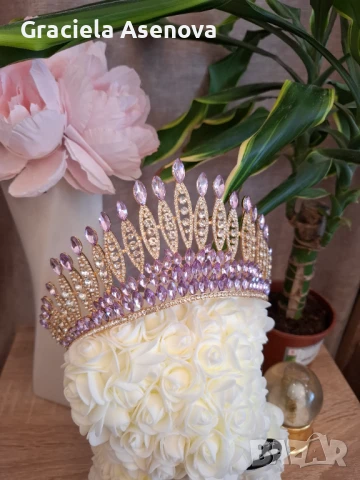 Сватбени Корони- Тиари , снимка 5 - Аксесоари за коса - 51185121