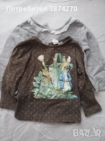 Лот дрехи за момиче размер 86; 12- 18 месеца, снимка 3 - Бебешки блузки - 44012243