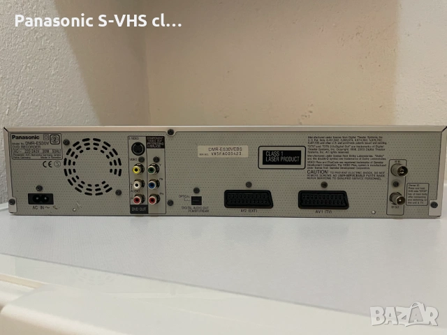Panasonic DMR-ES30VEBS VHS-DVD recorder, снимка 8 - Плейъри, домашно кино, прожектори - 53348073