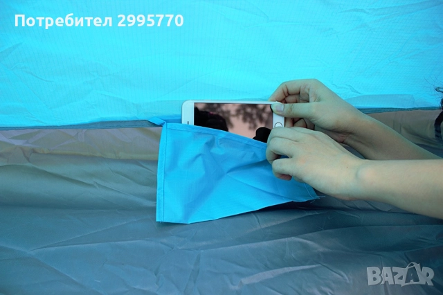Автоматична палатка за 4 човека, снимка 6 - Спортна екипировка - 52881586