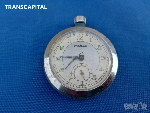 Ruhla, стар немски часовник , снимка 3 - Колекции - 53201628