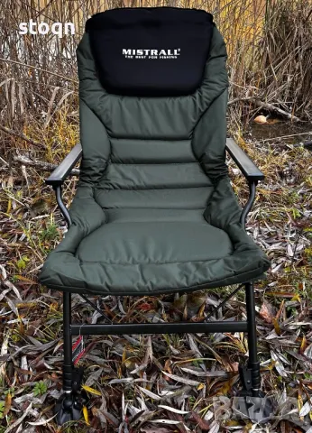 Шаранджийски стол с допълнение за крака , снимка 4 - Къмпинг мебели - 50209277