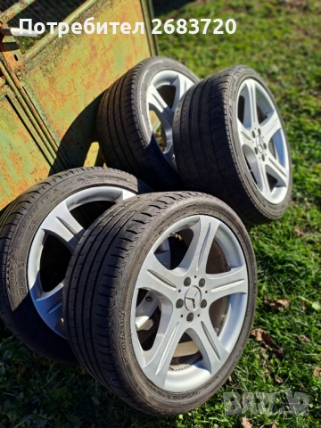 Летни джанти 18 за Mercedes със гуми 2 те 265/35R18 другите 245/40R18 , снимка 3 - Гуми и джанти - 52816152