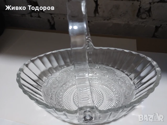 Фруктиери от оловен кристал (над 24%) и стъкло, снимка 11 - Аксесоари за кухня - 51102569