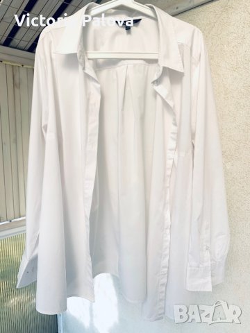 Голяма бяла риза ULLA POPKEN , снимка 3 - Ризи - 38250326