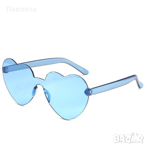 Водоустойчиви дамски очила подходящи за плаж и стъкла във формата на сърца, снимка 3 - Слънчеви и диоптрични очила - 43760824