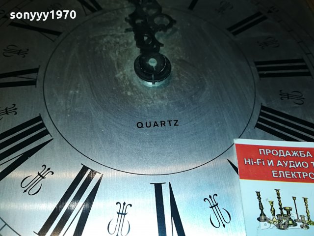 дървен часовник от германия 33х33см 0604212058, снимка 8 - Колекции - 32452231