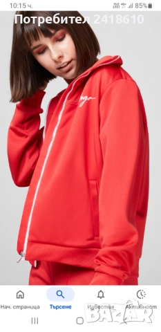 Hugo Boss HUGO Naninia Womens Size S  ОРИГИНАЛ! Дамски Суичър!, снимка 3 - Спортни екипи - 51594278