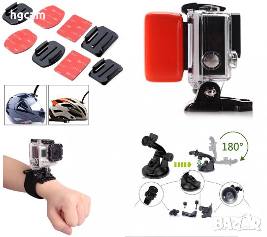 Комплект NITRO KIT аксесоари за екшън камери GoPro Hero, SJCAM и други, снимка 6 - Чанти, стативи, аксесоари - 27724981