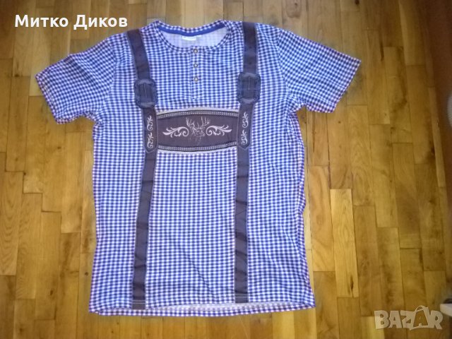 Маркова немска Реуард ловджийска блуза Елен отпред памук размер М