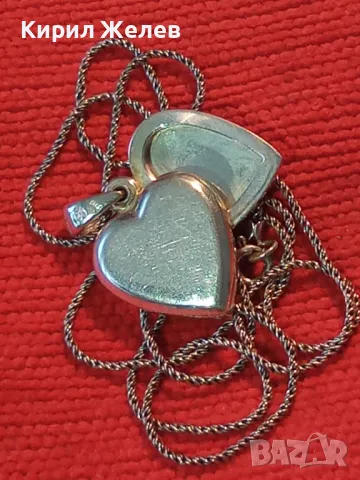 РОМАНТИЧЕН СРЕБЪРЕН ПЕНДАНТ СЪРЧИЦЕ РАМКА За СНИМКИ с ФИНА СРЕБЪРНА ВЕРИЖКА - СРЕБРО 925 ПРОБА 13820, снимка 16 - Колиета, медальони, синджири - 49866142