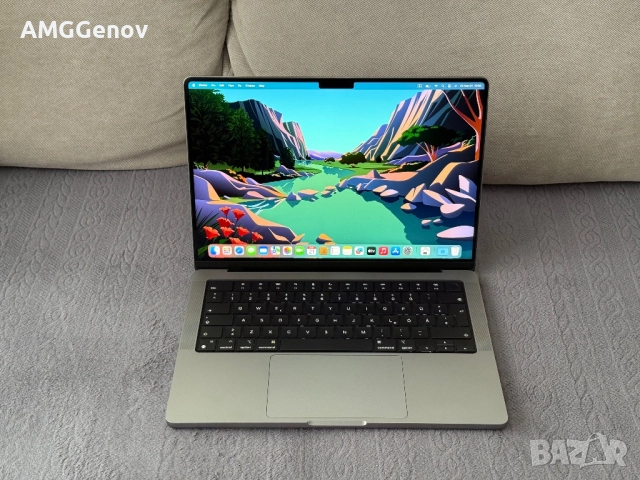 Нов 99% Battery Macbook Pro 14’ M1 Pro 2021/16GB Ram/512GB SSD, снимка 2 - Лаптопи за работа - 52495236