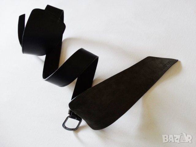GUESS Made in Italy Leather Belt Дамски Колан Естествена Кожа M (90), снимка 2 - Колани - 26747483