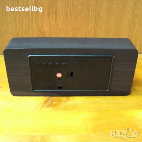 Настолен електронен дигитален светещ часовник термометър на ток стая, снимка 6 - Други - 29054872