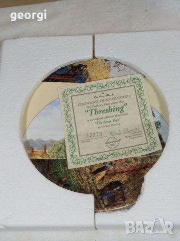 Декоративна порцеланова чиния , снимка 12 - Декорация за дома - 35420069