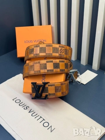 колани от естествена кожа в кутия louis vuitton gucci , снимка 2 - Колани - 50701028