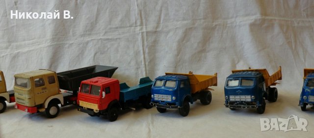 Ретро детски играчки камиончета метални оригинални СССР,  Унгария и други., снимка 1 - Колекции - 36850091