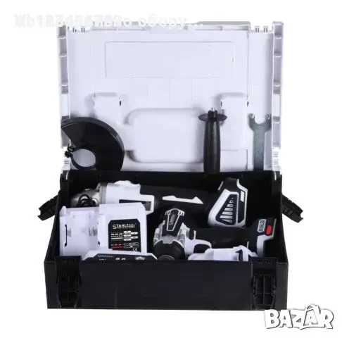 Акумулаторен Винтоверт и Безчетков Ъглошлайф STAHLMAYER PRO 36V 8,0AH, снимка 4 - Други инструменти - 50688317