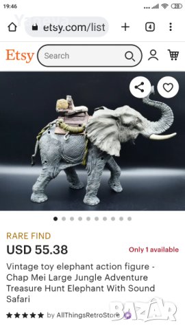 Индийски слон с батерии и издава звуци . , снимка 6 - Фигурки - 40392630