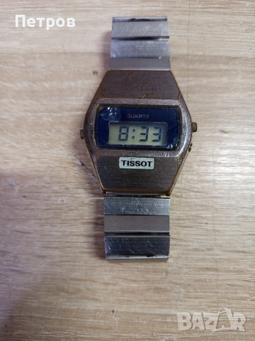Стар Ръчен Часовник"Tissot"(LCD).1980г., снимка 3 - Антикварни и старинни предмети - 53093048