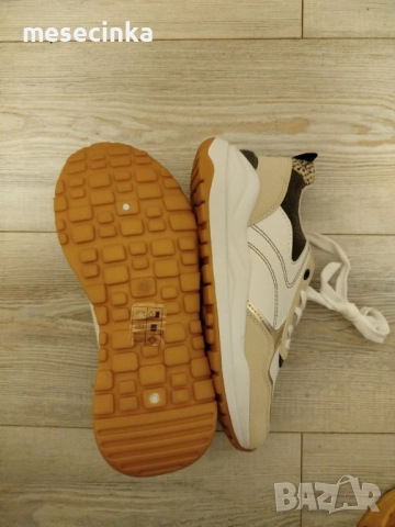 Нови фешън сникърси зелено, бяло, златно, снимка 4 - Маратонки - 52398560