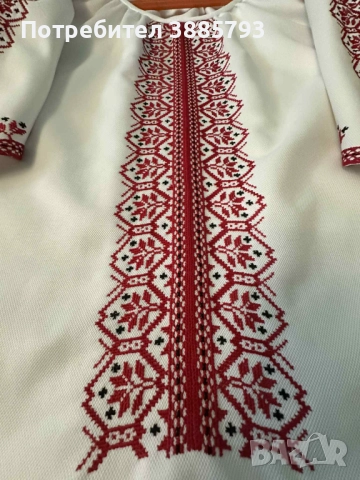Блуза с бродерия българска шевица, снимка 3 - Блузи с дълъг ръкав и пуловери - 51582538