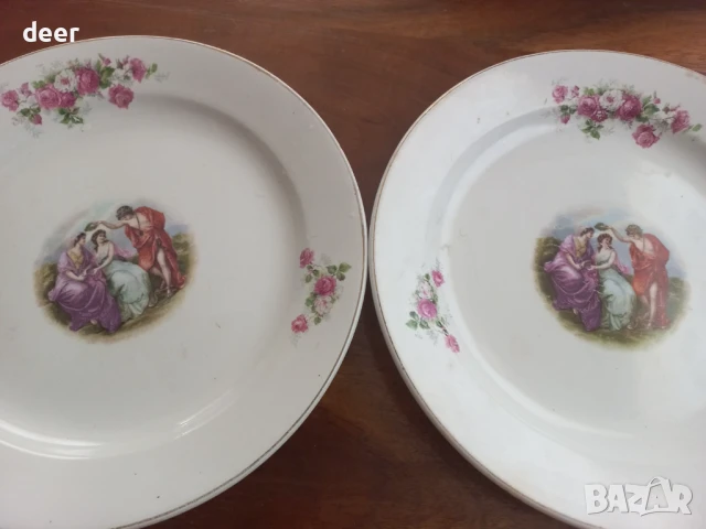 Оригинални, стари, италиански чинии