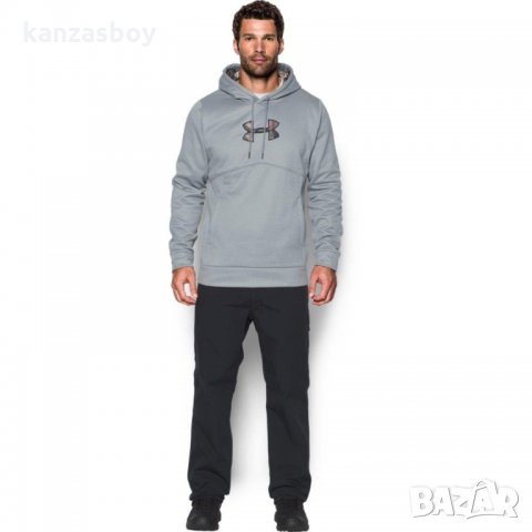 under armour men's icon caliber hoodie - страхотно мъжко горнище, снимка 1 - Спортни дрехи, екипи - 32622012