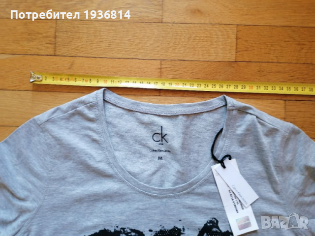 Тениска на Calvin Klein Jeans, снимка 4 - Тениски - 36399894