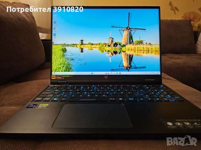 Acer Predator Helios 16 | Intel i9-13900HX | 64GB DDR5 | QHD+ 240Hz, снимка 4 - Лаптопи за игри - 51472777
