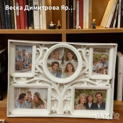 Рамка за снимки с часовник 2 в 1 - Дървото на живота, снимка 4 - Декорация за дома - 52665991
