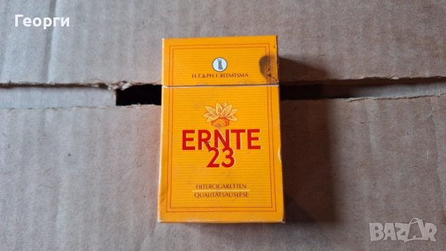 Празна цигарена кутия ERNTE 23