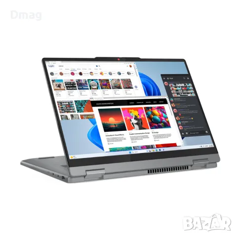 14" тъч IdeaPad 5 / Ryzen 7 8845HS /16GB/ 512GB SSD/Win11, снимка 7 - Лаптопи за дома - 48444369