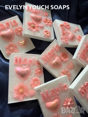 ✨ Мария – сапун с аромат на Сладка любов ✨ Създаден с любов и вдъхновение за празника на Успение Бог, снимка 4 - Козметика за тяло - 51301710