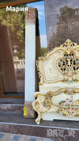 Италианско бароково легло 01900, снимка 5 - Спални и легла - 51200152